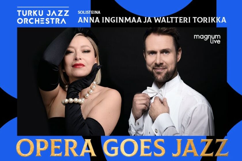Opera Goes Jazz, konsertti, mukana Valtteri Torikka ja Anna Inginmaa