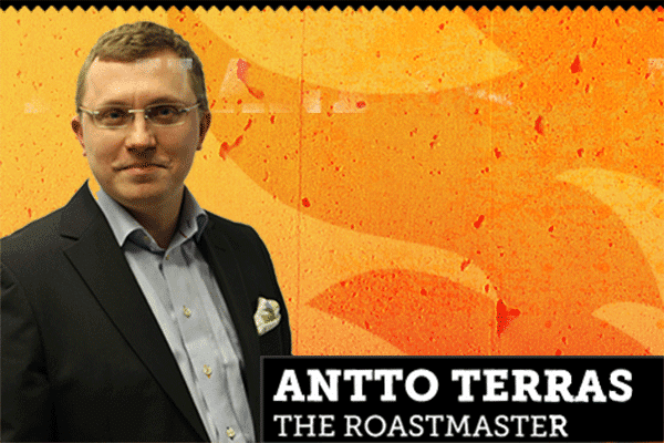 The roastmaster Antto Terras