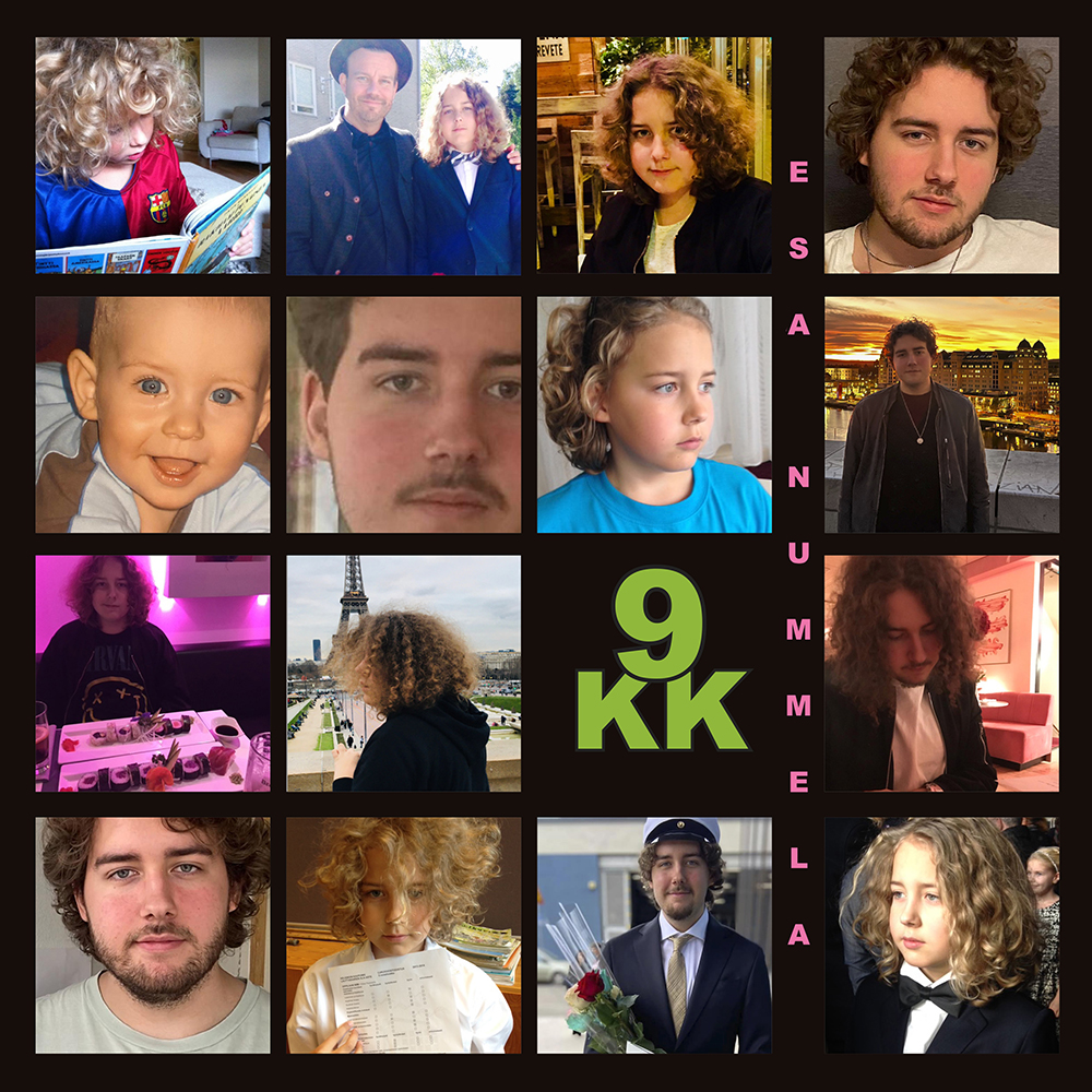 Esa Nummelan singlen kannessa on 15 kuvaa hänen pojastaan vuosien varrelta.