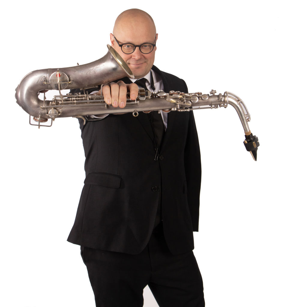 Jusu Heinonen, turkulainen saksofonisti. Turku Jazz