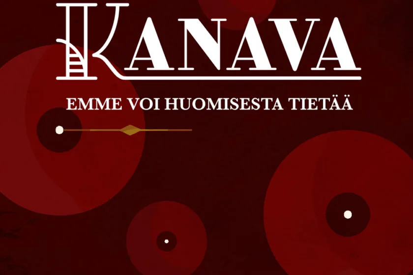 The cover of the channel's single is brownish-red and has reddish circles.