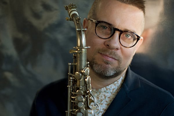 Luennitsija, saksofonisti Jukka Perko