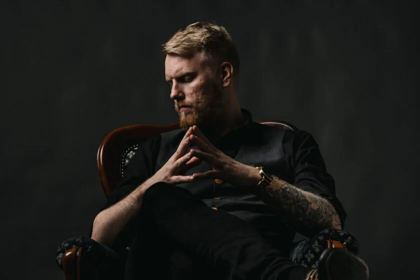 Magician Miika Kronatti in a pensive voice.